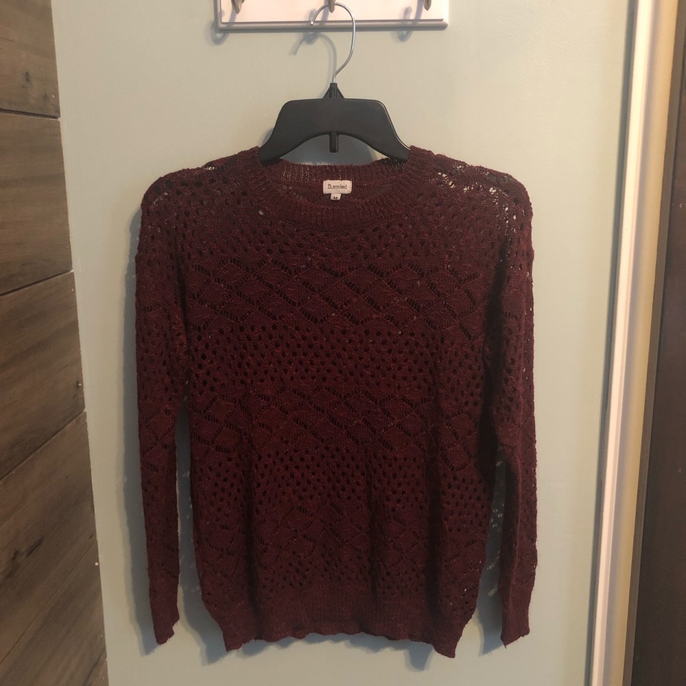 ⛔️DONATED⛔️B_envied - Women’s Burgundy Sweater